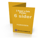 Billig digitaltryk af Z-falset folder hos Discountprint