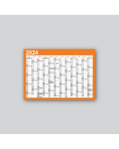 Trykt årskalender med flot design – praktisk planlægningsværktøj til kontor, hjem og markedsføring